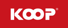 Logotipo motor KOOP utilizado en maquinaria REVI Machinery