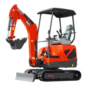 Miniexcavadora RM18 1800kg REVI Machinery portada