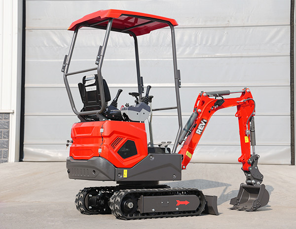 Miniexcavadora RM12 REVI Machinery en funcionamiento