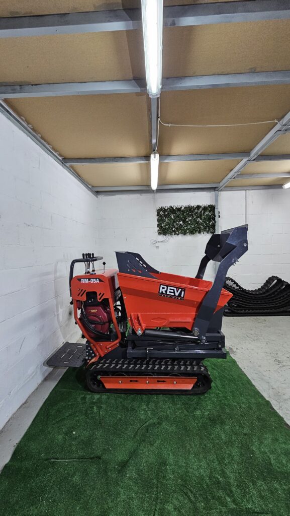Maquinaria REVI Machinery en exposición, Madrid